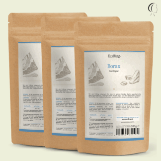 Set: 3er Pack - Borax - 99,9% Reinheit (Natriumtetraborat) - Nachfüllpack 3x ...*