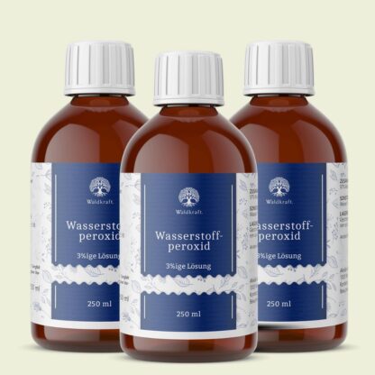 Set: 3er Pack - Wasserstoffperoxid 3%ige Lösung - 3x 250ml*