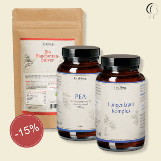 Set: Naturtalente - PEA Pulver 36g + Lungenkraut Komplex 120 Kapseln + BIO Ha...*