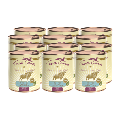 Terra Canis Classic | Büffel mit Hirse, Tomate und Papaya  12x 800g*