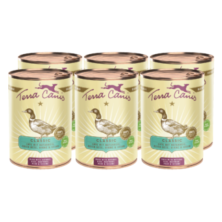 Terra Canis Classic | Ente mit Naturreis, Roter Bete, Birne und Sesam 6x 400g*