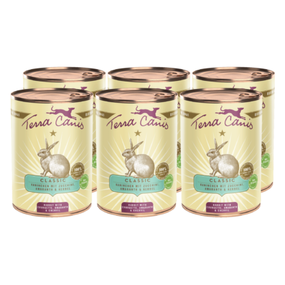 Terra Canis Classic | Kaninchen mit Zucchini, Amaranth und Kerbel 6x 400g*
