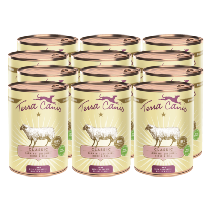 Terra Canis Classic | Lamm mit Zucchini, Hirse und Dill 12x 400g*