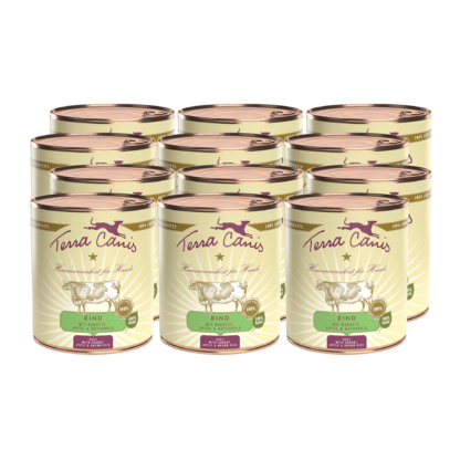 Terra Canis Classic | Rind mit Karotte, Apfel und Naturreis 12x 800g*