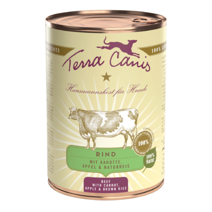 Terra Canis Classic | Rind mit Karotte, Apfel und Naturreis 400g*