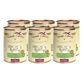 Terra Canis Classic | Rind mit Karotte, Apfel und Naturreis 6x 400g*