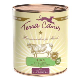 Terra Canis Classic | Rind mit Karotte, Apfel und Naturreis 800g*