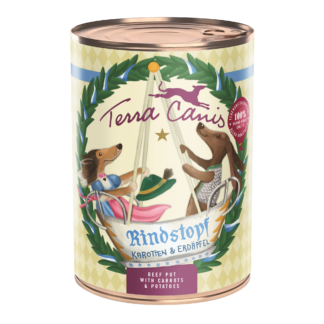 Terra Canis Getreidefrei | Oktoberfest Menü 2024: Rindstopf Karotten und Erdäpfel  385g*