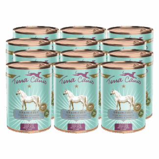 Terra Canis Getreidefrei | Pferd mit Steckrübe, Fenchel und Salbei 12x 400g*