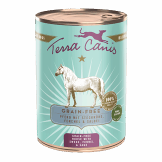 Terra Canis Getreidefrei | Pferd mit Steckrübe, Fenchel und Salbei 400g*