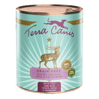 Terra Canis Getreidefrei | Wild mit Kartoffel, Apfel und Preiselbeere 800g*