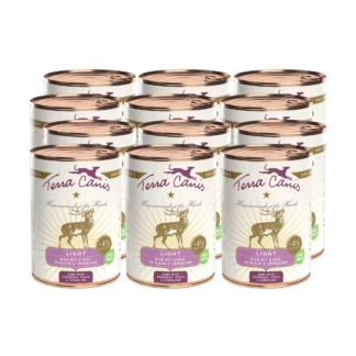 Terra Canis Light | Wild mit Gurke, Pfirsich und Löwenzahn 12x 400g*