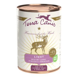 Terra Canis Light | Wild mit Gurke, Pfirsich und Löwenzahn 400g*