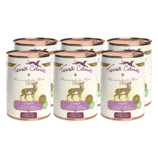 Terra Canis Light | Wild mit Gurke, Pfirsich und Löwenzahn 6x 400g*