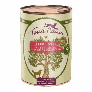 Terra Canis Love the Planet | Tree Lover – Wild mit Kastanie, Brombeere und Waldkräutern 6x 400g*