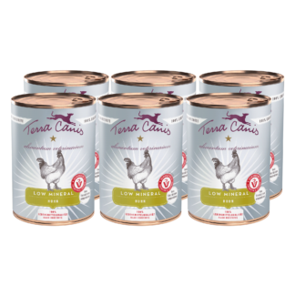 Terra Canis Low Mineral-Diät | Huhn 6x 400g*