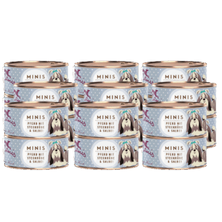 Terra Canis Minis | MINIS – Pferd mit Steckrübe, Fenchel und Salbei 18x 100g*