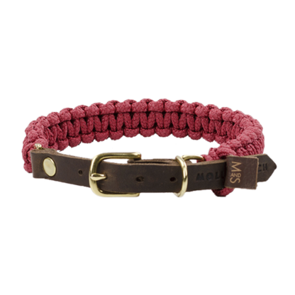 Terra Canis Molly und Stitch | Halsband – Bordeaux S*