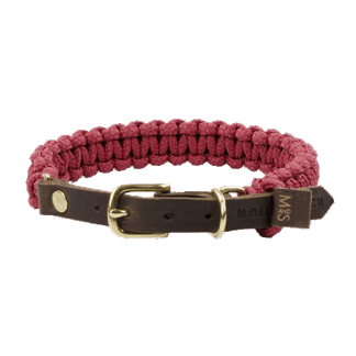 Terra Canis Molly und Stitch | Halsband – Bordeaux M*