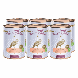 Terra Canis Senior | Pute mit Papaya, Brokkoli und Gesundheitskräutern 6x 400g*