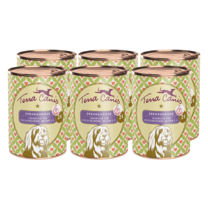 Terra Canis | Virtuelle Spendendose Assistenzhunde Bayern für Elias und Spencer 6x 400g*