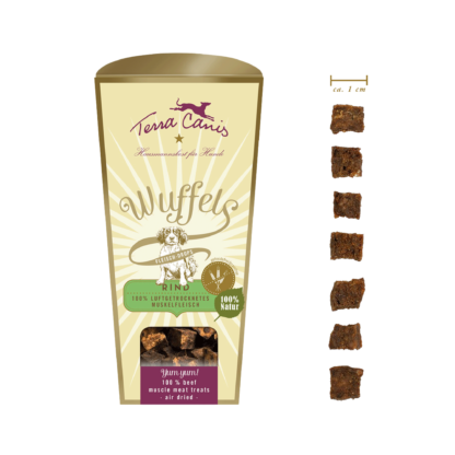 Terra Canis | WUFFELS: Luftgetrocknetes Muskelfleisch Rind*