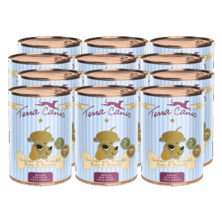 Terra Canis Welpe | Antilope mit Kartoffel, Birne, Kastanie und Kamille 12x 400g*