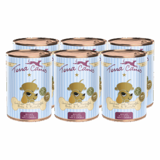 Terra Canis Welpe | Antilope mit Kartoffel, Birne, Kastanie und Kamille 6x 400g*