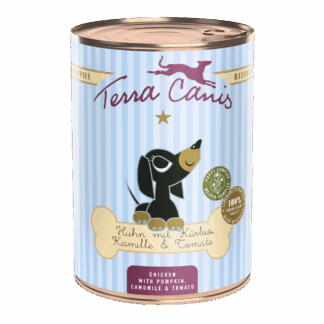 Terra Canis Welpe | Huhn mit Kürbis, Kamille und Tomate 400g*