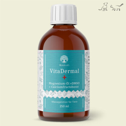 VitaDermal+: Mineralienhaltige Massagelotion für Tiere mit Magnesium-Öl + DMS...*