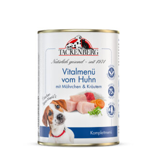 Vitalmenü für Hunde vom Huhn | Online bei Tackenberg - 400 g - Premiumqualität von Tackenberg*