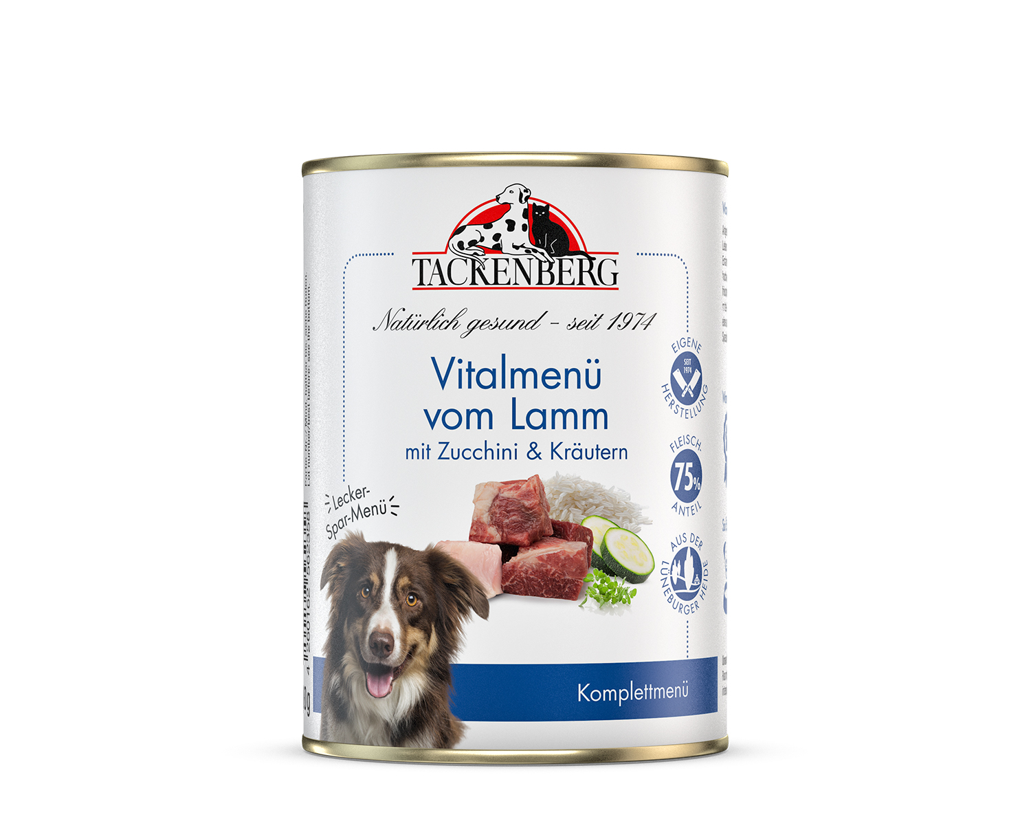 Vitalmenü für Hunde vom Lamm | Online bei Tackenberg - 24 x 400 g - Premiumqualität von Tackenberg*