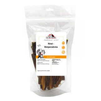 Welpensticks vom Rind getrocknet  - 500 g - Premiumqualität von Tackenberg*