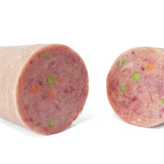 XL-BARF Menü vom Geflügel mit Lachs für Hunde  - 1000 g - Premiumqualität von Tackenberg*