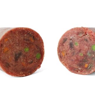 XL-BARF Menü vom Geflügel mit Rind für Hunde  - 1000 g - Premiumqualität von Tackenberg*