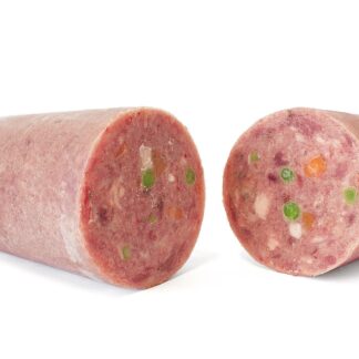 XL-BARF Menü vom Geflügel mit Wild für Hunde  - 1000 g - Premiumqualität von Tackenberg*
