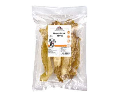 Ziegenohren getrocknet für Hunde  - 250 g - Premiumqualität von Tackenberg*